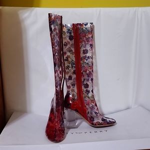 Size 6.5 Katy Perry The Yarra Floral Print Boots